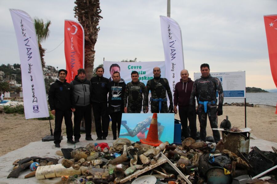  Bodrum Belediyesi Geleneksel Deniz Dibi Temizliğine Başladı