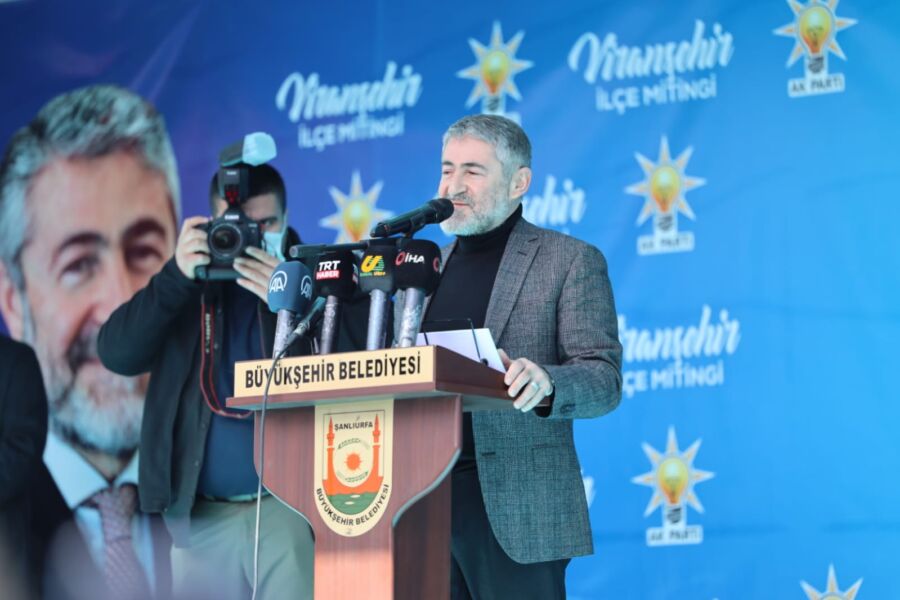  Hazine ve Maliye Bakanı Nureddin Nebati Memleketi Şanlıurfa’da