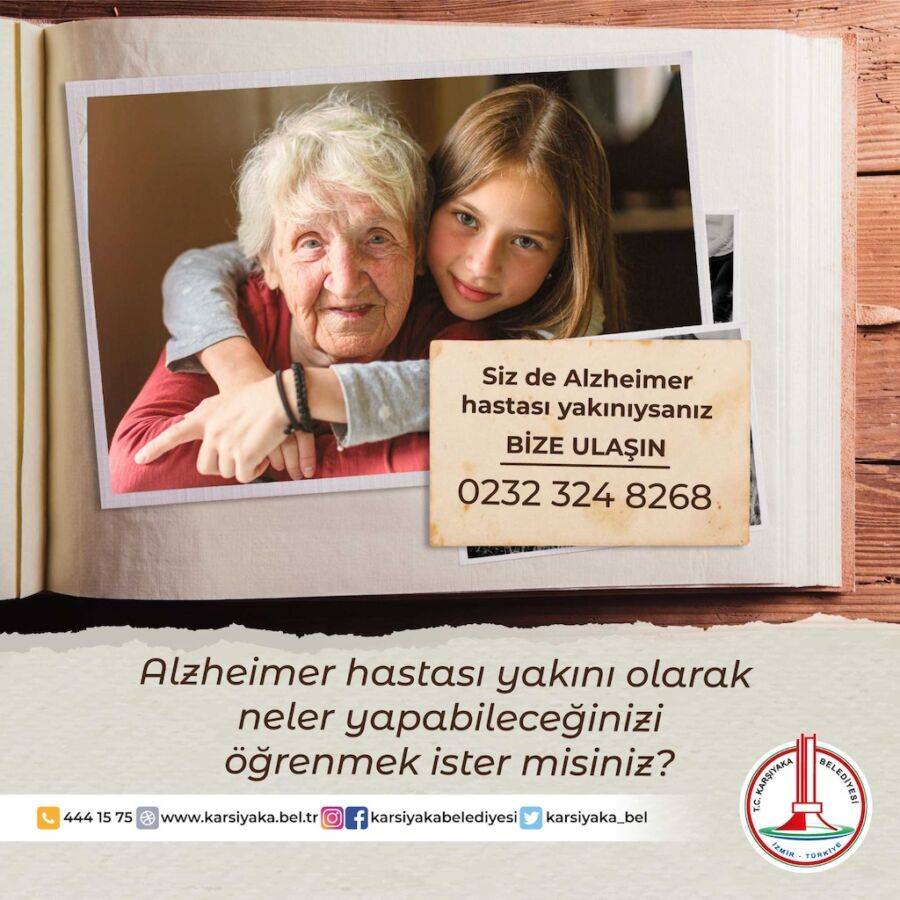  Karşıyaka Belediyesi, Alzheimer Hastalarının Yakınlarına Eğitim Vermeye Başlıyor