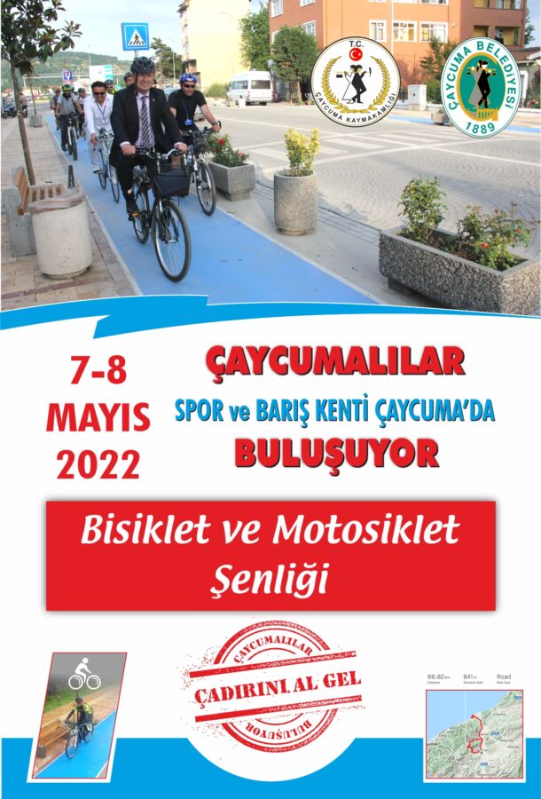  Çaycuma Belediyesi ‘Bisiklet Şenliği’ Düzenliyor