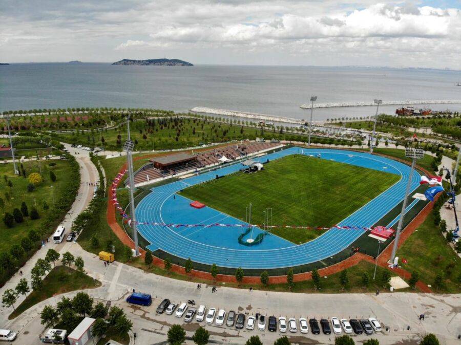  İstanbul Büyükşehir Belediyesi Maltepe Atletizm Pisti Açıldı