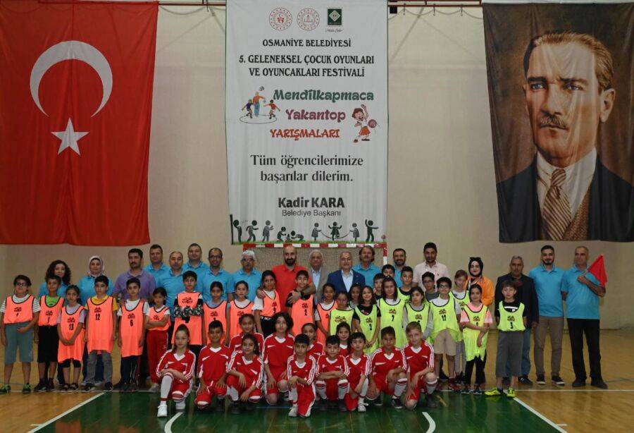  Osmaniye’de 5. Geleneksel Çocuk Oyunları ve Oyuncakları Festivali Başladı
