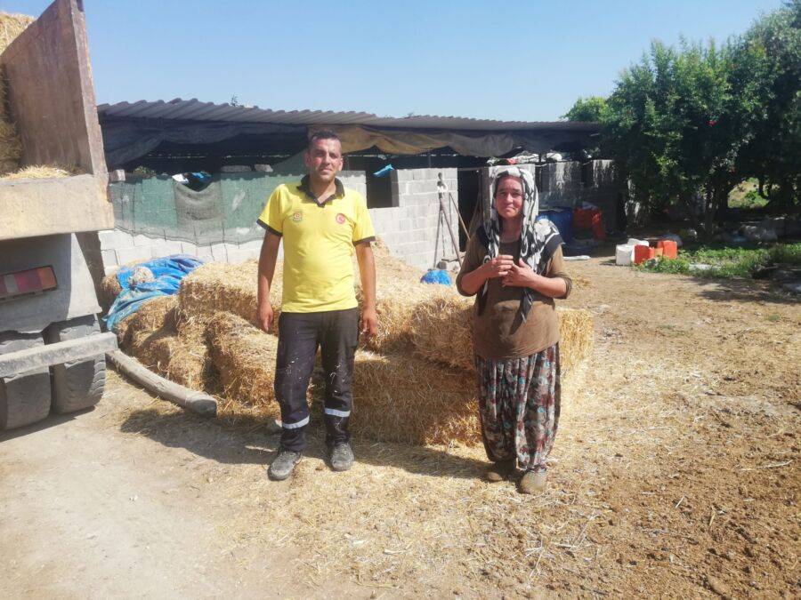  Tarsus’ta Üreticilere Ücretsiz Saman Balyası