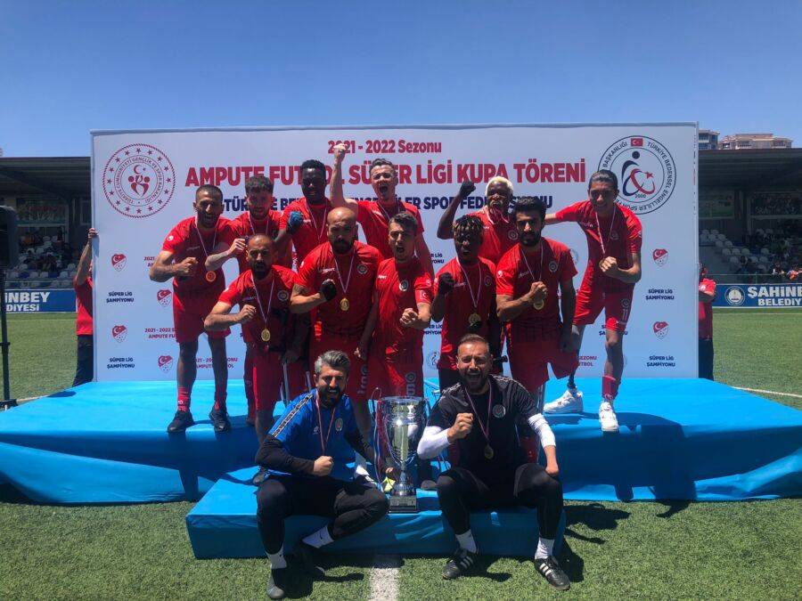 2021-2022 Ampute Futbol Süper Lig Şampiyonu Etimesgut Belediyesi Oldu