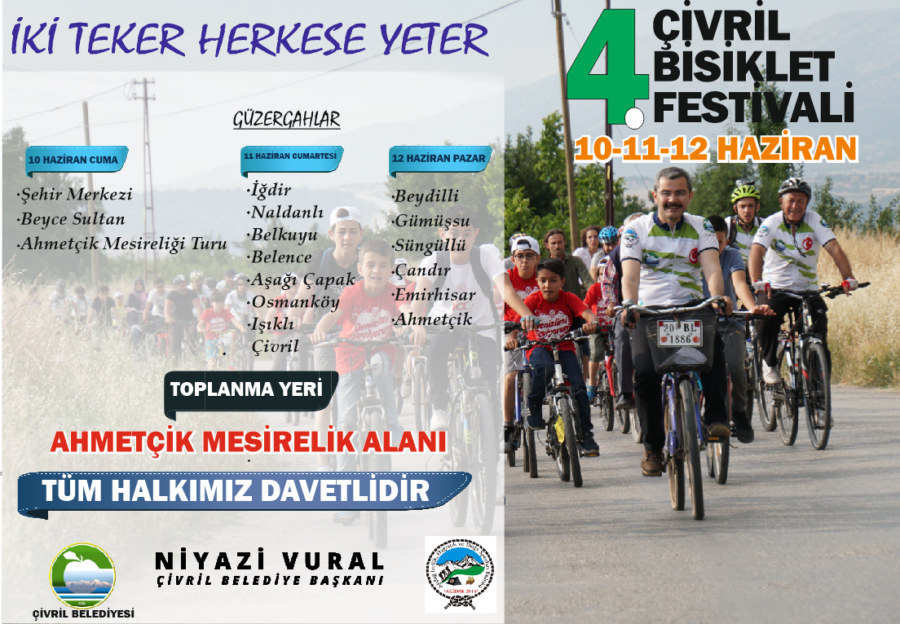  Çivril Bisiklet Festivali: İki Teker Herkese Yeter 