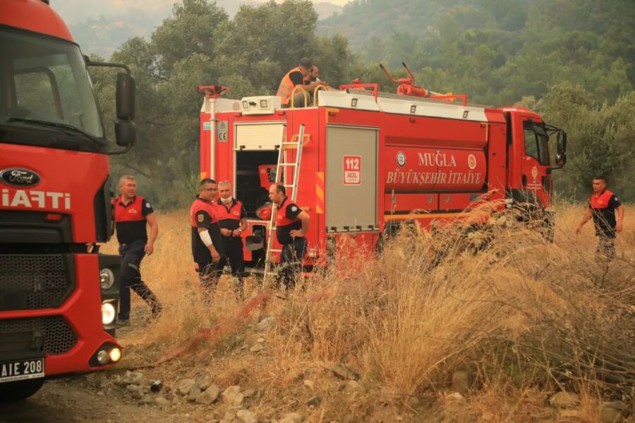  Datça’daki Orman Yangını Kontrol Altına Alındı