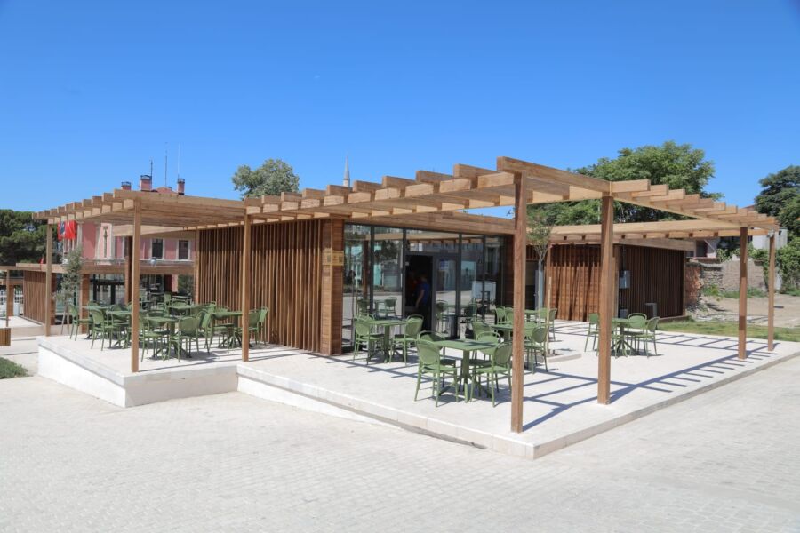  Edirne’de Belediye Kafe Hizmete Açıldı
