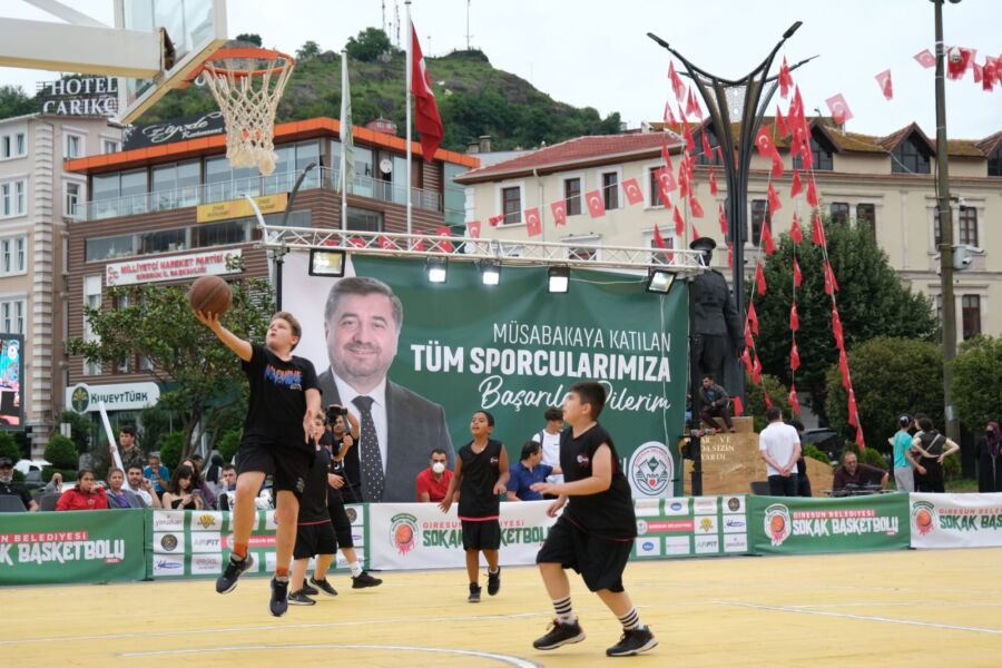  Giresun’da Sokak Basketbolu Turnuvası Başladı