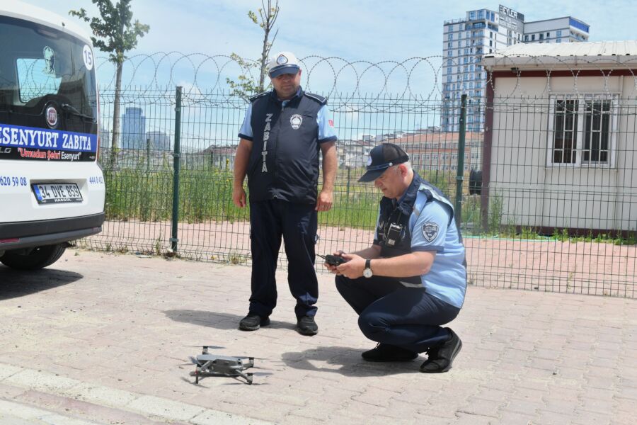  Esenyurt’ta Kaçak Kesime Dronelu Denetim