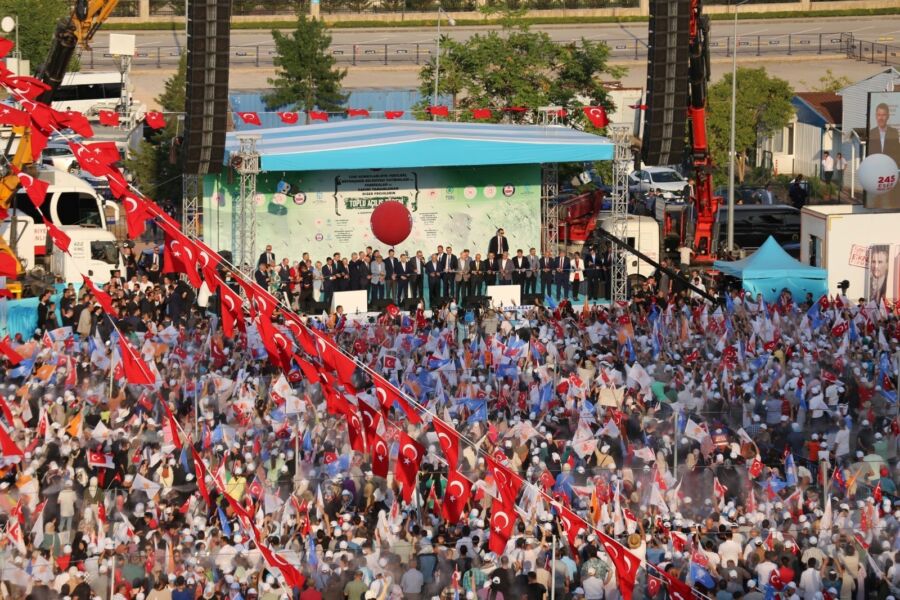  Cumhurbaşkanı Recep Tayyip Erdoğan, Kocaeli’de Yapımı Tamamlanan Projelerin Açılış Törenine Katıldı