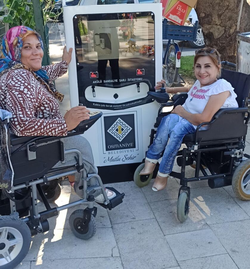  Osmaniye Belediyesi, Engelli Araç Şarj İstasyonu Kurdu