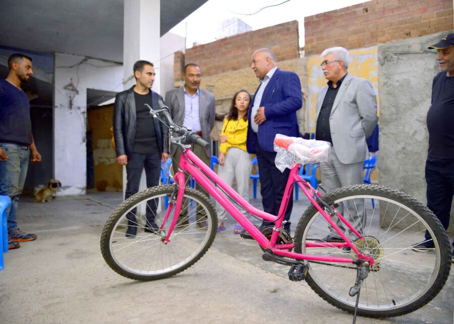  Ceylanpınar Belediyesi’nden Bisiklet Hediyesi