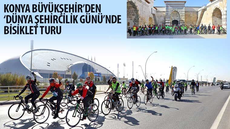  Konyalılar, ‘Dünya Şehircilik Günü’nde Pedal Çevirdi