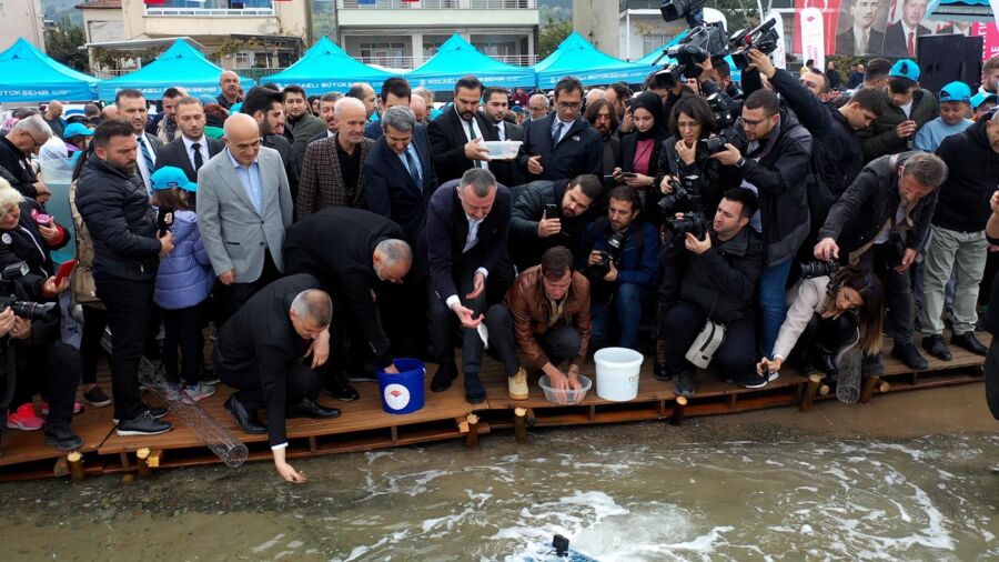  Karamürsel’den Körfez’e 6 Bin Balık Salındı