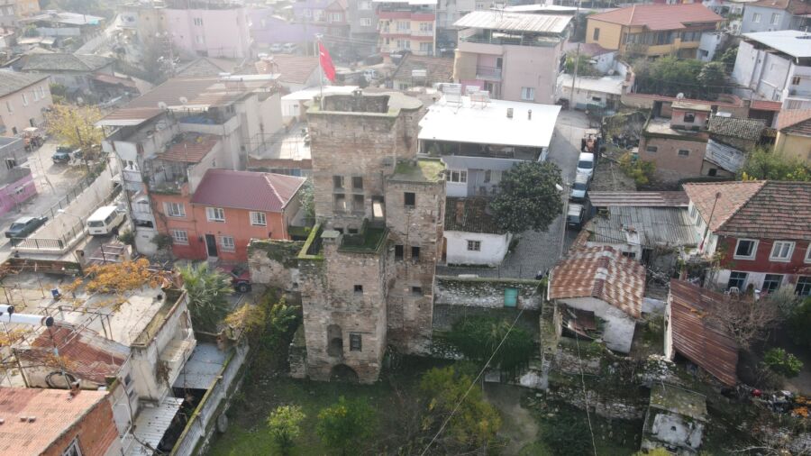  Korçarlı’nın Cihanoğlu Kulesi ve Konağı Turizme Kazandırılıyor
