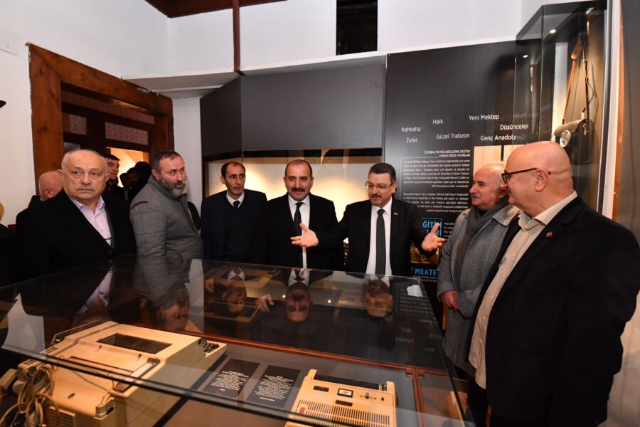  Trabzon’un İlk Basın Müzesi Açıldı