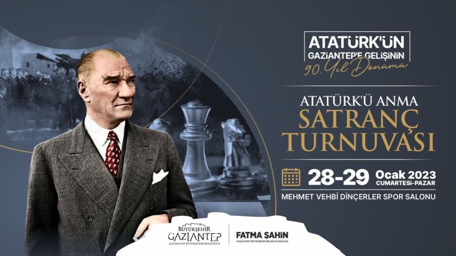  Atatürk’ü Anmak İçin Satranç Turnuvası Düzenleniyor