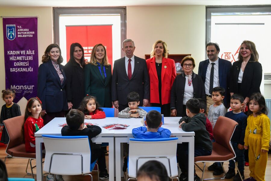  Ankara’da Çocuklara Özel Kütüphane Hizmete Açıldı