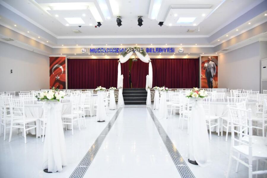  Mustafakemalpaşa Belediyesi Düğün Salonu Tadilatı Tamamlandı