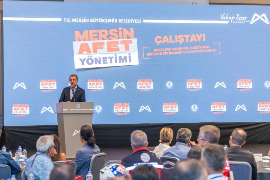  Mersin Büyükşehir’den “Afet Yönetimi Çalıştayı”