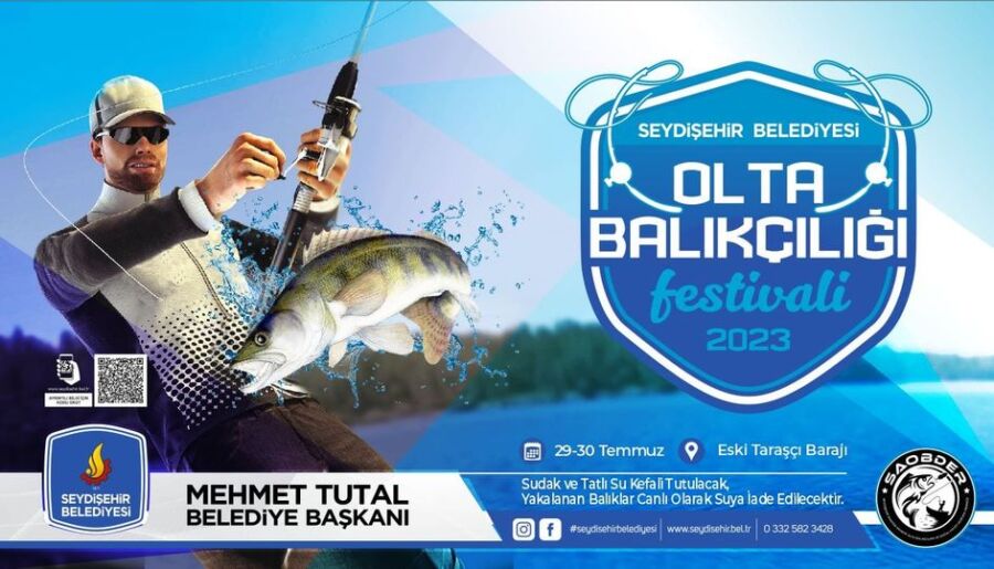  Seydişehir’de Olta Balıkçılığı Festivali Düzenleniyor 