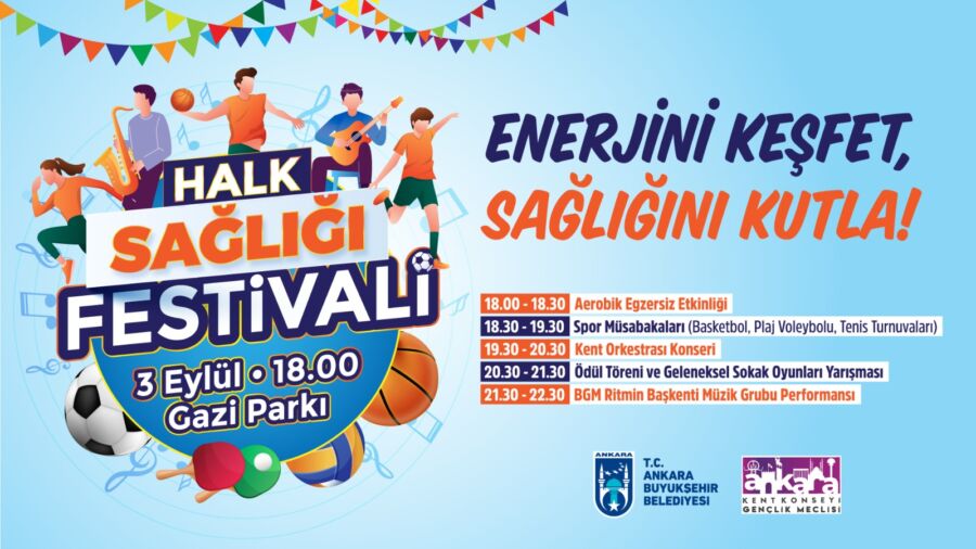  Ankara’da Halk Sağlığı Festivali Düzenleniyor