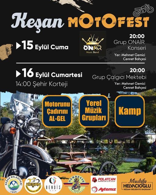  “Keşan Motofest” Başlıyor