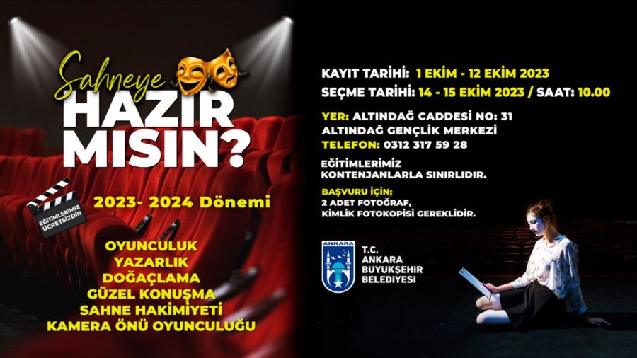  Ankara’da “Sahneye Hazır Mısın” Projesi Devam Ediyor