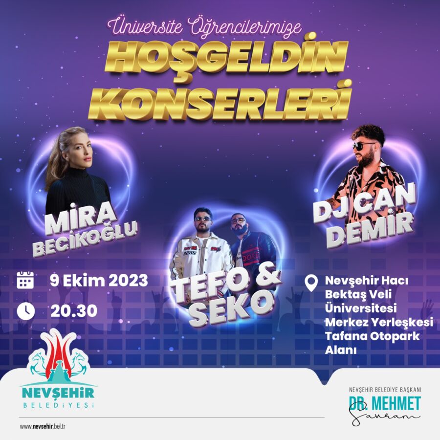  Nevşehir’de Öğrencilere HoşGeldin Konseri