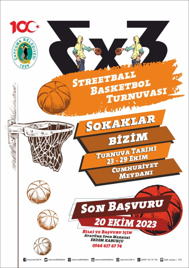 “Streetball Basketbol Turnuvası” Başlıyor
