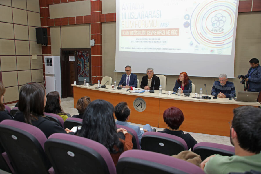  Antalya Uluslararası Bilim Forumu Başlıyor