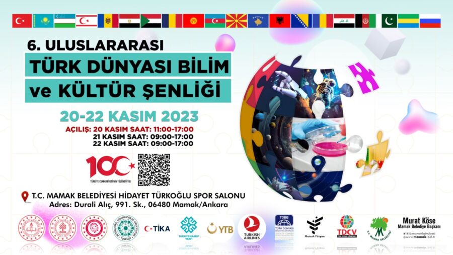  Mamak’ta 6. Uluslararası Türk Dünyası Bilim ve Kültür Şenliği Başlıyor