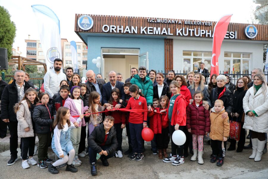  Mudanya’da Orhan Kemal Kütüphanesi Açıldı