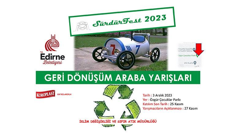  Sürdürfest 2023 Başvuruları Edirne’de Başladı