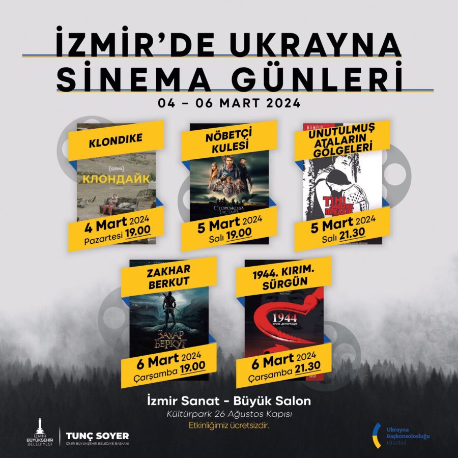  İzmir’de Ukrayna Sinema Günleri Başlıyor