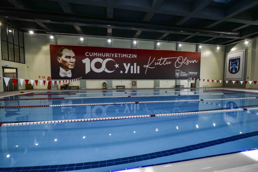  Altınpark 100. Yıl Yüzme Havuzu ve Spor Kompleksi Yeni Misafirlerini Bekliyor