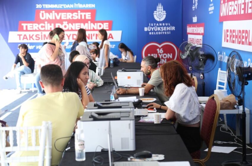 İstanbul Büyükşehir’den Gençlere Tercih Desteği