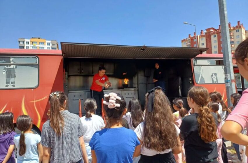  Kayseri Büyükşehir’den Gençlere “Yangın” Bilgilendirmesi