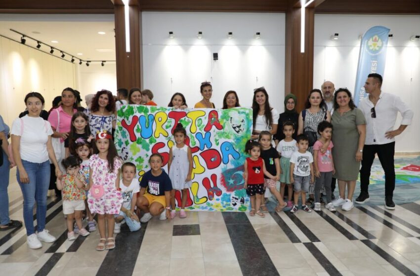 Şehzadeler’de Çocuklar Barışı Sanatla Anlattı