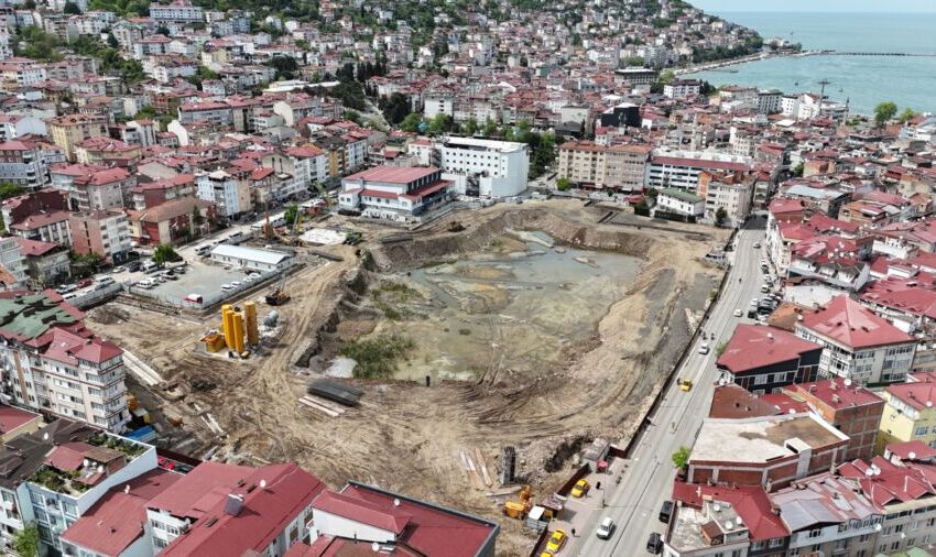 Ordu Büyükşehir’de 2 Bin Araçlık Otopark İnşaatı Başladı