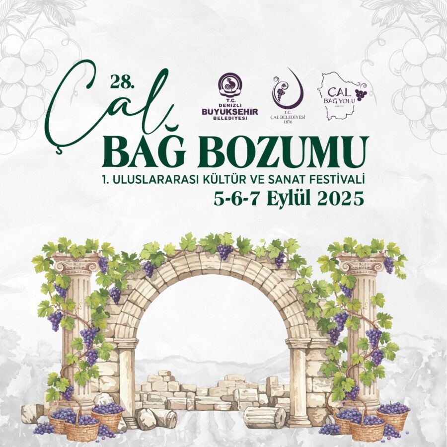  Çal Bağbozumu Festivali Uluslararası Boyutta Düzenlenecek