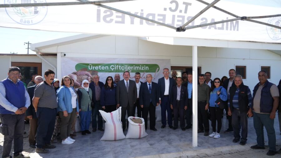  Milas Belediyesi’nden Üreticilere Karakılçık Buğday Tohumu Desteği